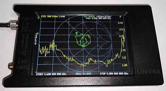 Антенна всенаправленная 2350-2550/5600-5890MHz 10dBi, до 30W, 2 в 1, RP SMA (гнездо) Дніпро