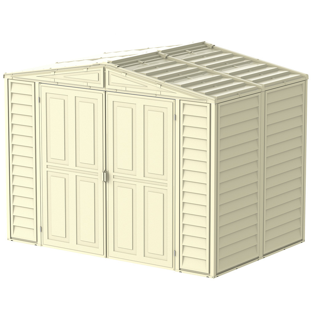 Сарай пластиковый DuraMate 240x163x186 см слоновая кость Київ - зображення 9