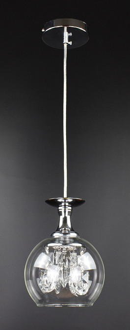 Люстра стельова LED SG3/1 Хром 30-150х14х14 см. Київ - зображення 1