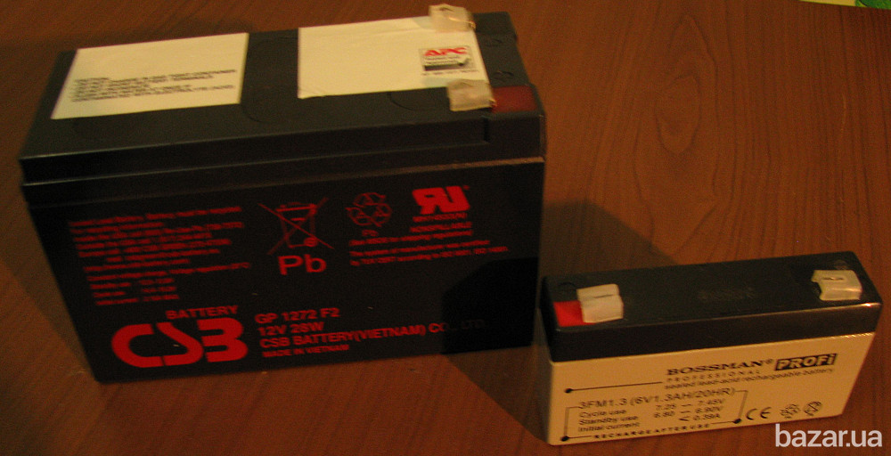 Аккумуляторы CSB 1272F2,Bossman 3FM 1,3 Харків - зображення 1