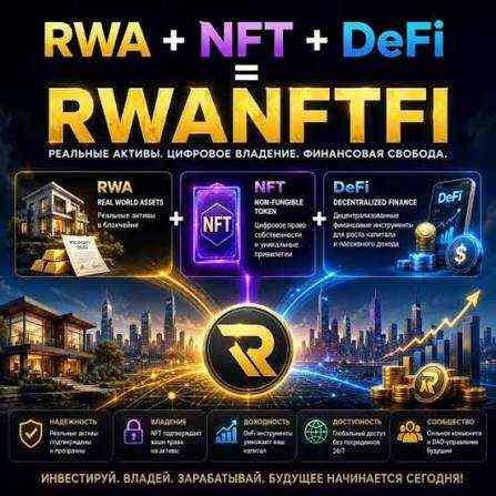 Бизнес партнёр в  проект по токенизации  сектора экономики Rwa defi Киев