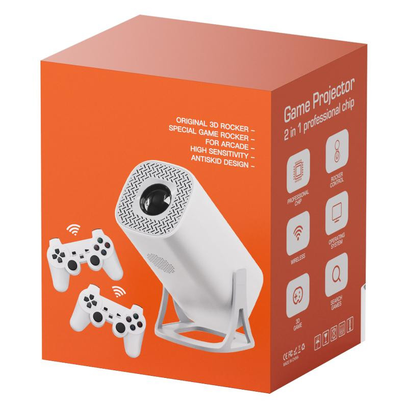 Проектор 4K Android S40Ultra with game console & dual controllers Херсон - зображення 4