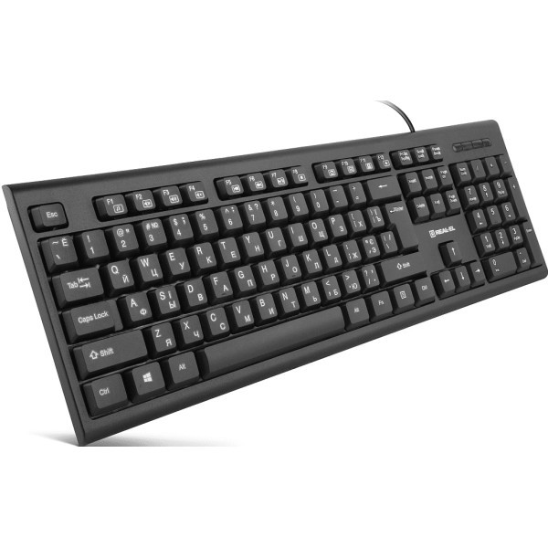 Клавіатура REAL-EL RK-507 USB Black (EL123100050) Харків - зображення 3
