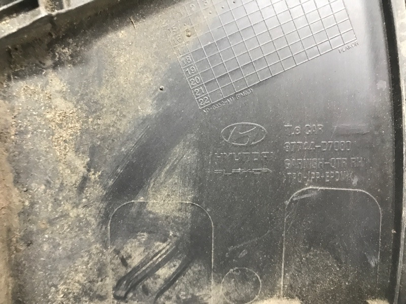 Накладка крыла Hyundai Tucson TL 1.7 DIESEL D4FD 2015 задн. прав. (б/у) Київ - зображення 5