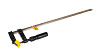 Струбцина столярная MASTERTOOL F-Type 800х120 мм 3200 Н деревянная ручка DIN 5117 07-0006 Харків