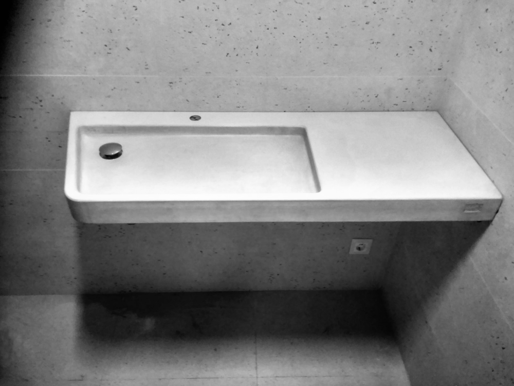 Умывальник квадратный, прямоугольный, бетонный белый серый под заказ лофт изготовление раковина мойк Одесса - изображение 3