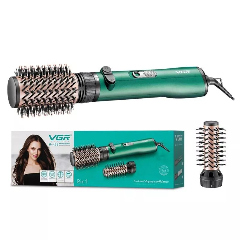 Фен-щетка VGR V-498 1200 Вт зеленый Киев - изображение 1