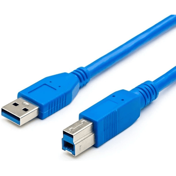 Кабель для принтера Atcom USB 3.0 to Type-B (M/M) 1.8m Blue (12824) Харків - зображення 1