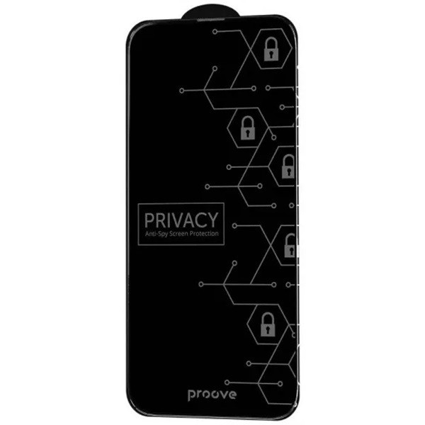 Захисне скло Proove Privacy для iPhone 13 Pro Max/14 Plus Black (PGPPRI14PL01) (Код товару:38367) Харків - зображення 1