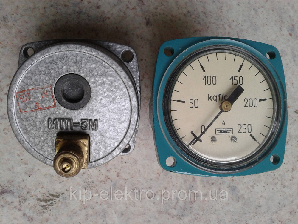 Манометр фланцевый МТП-3М (МТП-3, МТП3М, МТП 3М, МТП) - осевой штуцер (ОШ) Київ - зображення 6