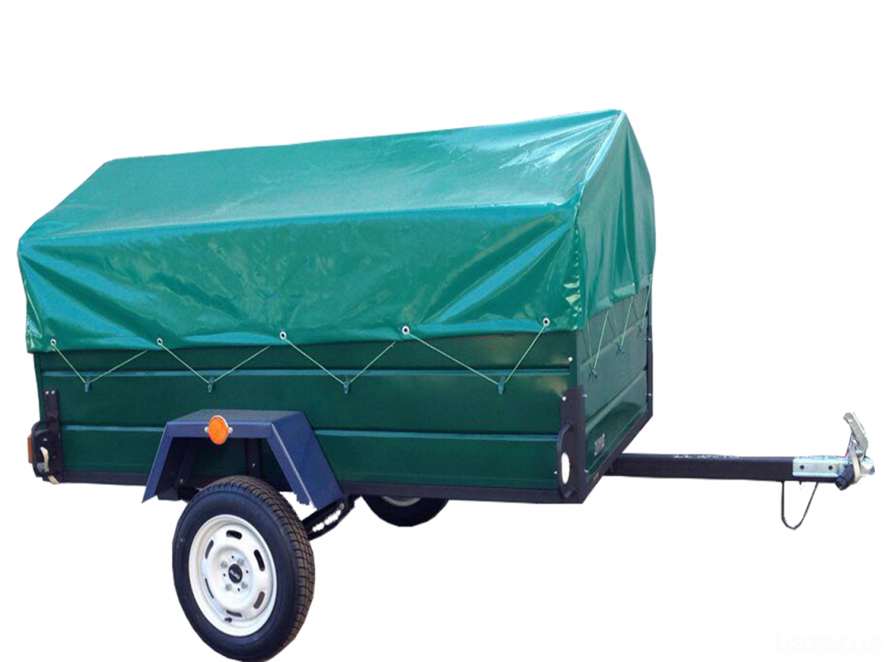 Тент на легковий причіп Лев - 22 ПВХ Єврофура Баришівка - зображення 2