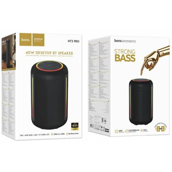 Колонка Bluetooth Hoco HT3 Pro Black Харків - зображення 6