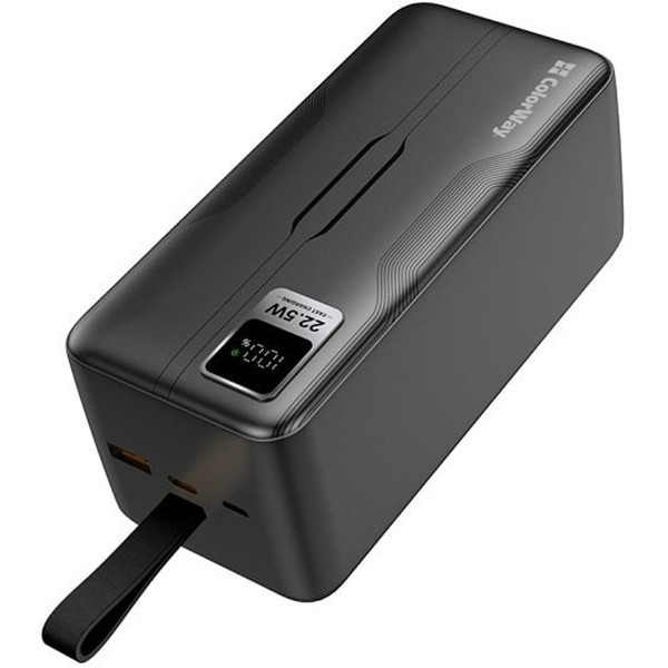 Power Bank ColorWay Digital Display 50000mAh Black (CW-PB500LPC5BK-PDD) (Код товару:39331) Харків - зображення 3