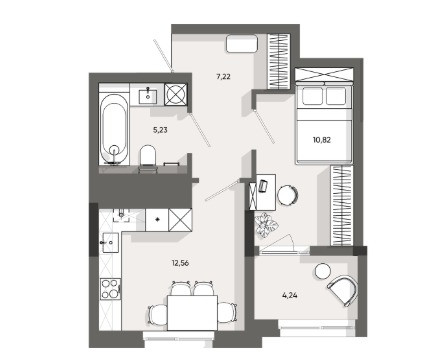 Продается 1 комнатная ЖК Fıve Address 8 этаж Львів - зображення 1