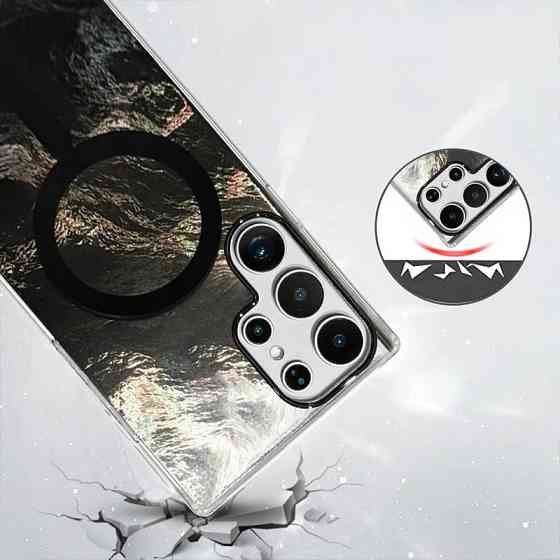Чехол TPU Shiny Mountain (MagFit) для Samsung Galaxy S25 Ultra Херсон