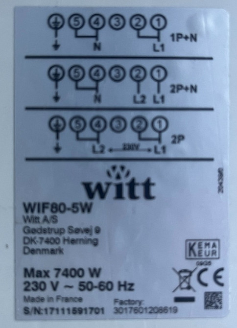 Індукційна варочна поверхня Witt /Electrolux/ 70x52cm Made in France Бережани - зображення 2