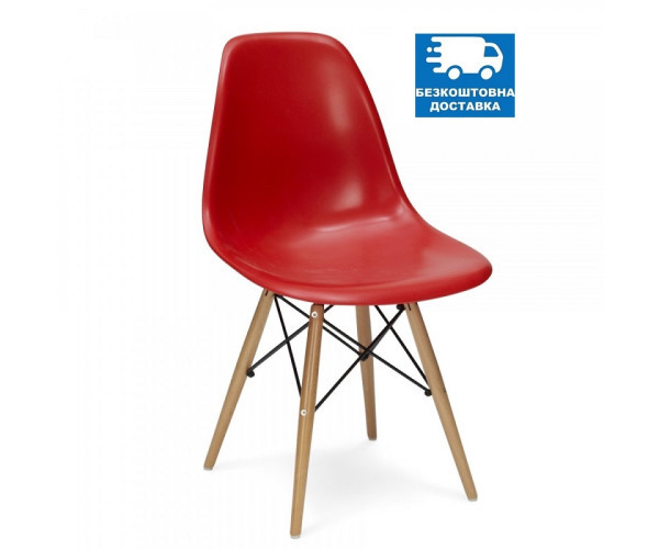Стілець Тауер Вуд пластиковий червоний Днепр - изображение 1