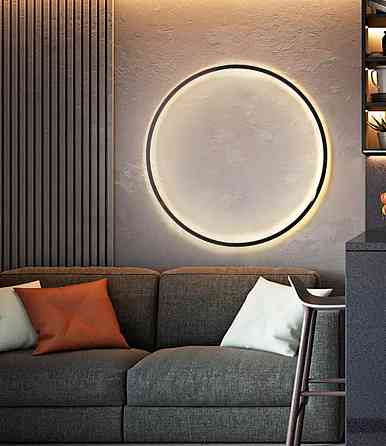 Бра настінна LED WC12/500-k Чорний 5х50х50 см. Киев