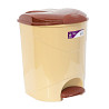 Ведро для мусора с педалью Irak Plastik Bella №1 12л бежевое Киев