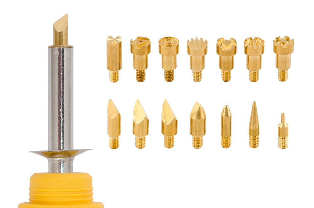 Набор для выжигания по дереву MASTERTOOL 30 Вт 220 V/50 Hz 14 насадок 44-0021 Харків - зображення 2