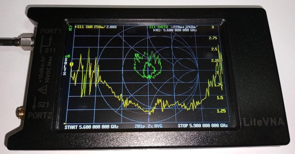 Антенна всенаправленная 2350-2550/5600-5890MHz 10dBi, до 30W, 2 в 1, SMA (гнездо) (10406-1) Днепр - изображение 4