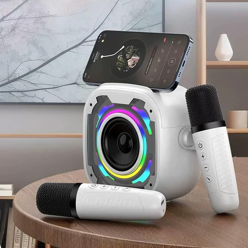 Bluetooth колонка V11 + два микрофона Херсон - зображення 2