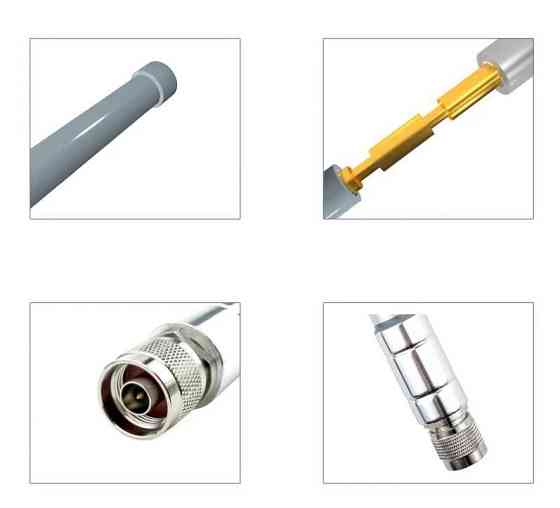 GPS антенна 1090-1850MHz 8dBi, до 100W, 20 см, TXGB-BLG-20, N-male, водонепроницаемая (10944) Дніпро