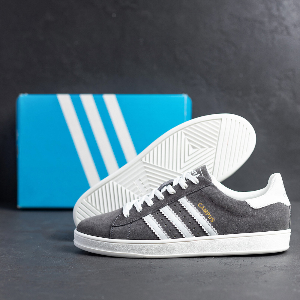 Мужские кожаные кроссовки Campus Grey Київ - зображення 9