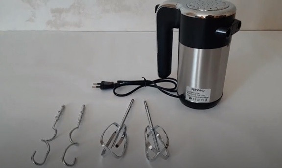 Миксер ручной Rainberg RB-1012 600 Вт серебристый Киев - изображение 7