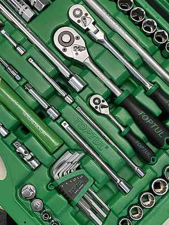 Универсальный набор инструмента 1/4", 3/8", 1/2" 144ед. TOPTUL GCAI144R Харків