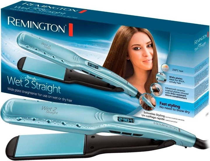 Выпрямитель для волос Remington Wet2Straight S7350 62 Вт голубой Киев - изображение 6