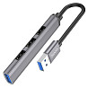 Переходник Hoco HB26 4in1 (USB to USB3.0+USB2.0*3) Херсон