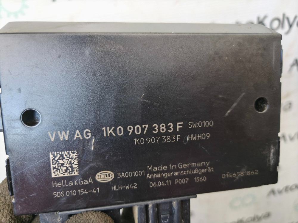 Блок фаркопа VW Golf V 2003-2008 (1K0907383F) Ковель - изображение 3