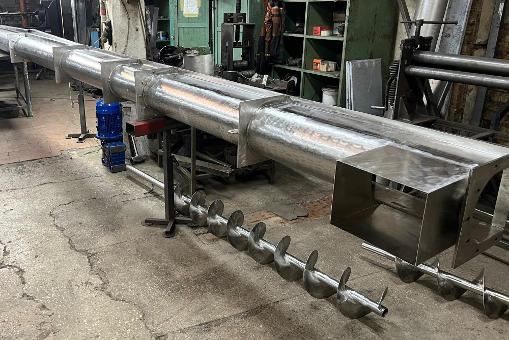 Восстановление и реставрация винтовых конвейеров (шнеков) из нержавеющей стали Львів - зображення 4