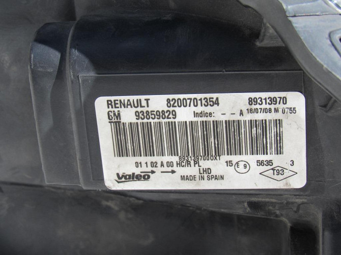 Фара левая Renault Trafic 2007-2013 Ковель - зображення 2