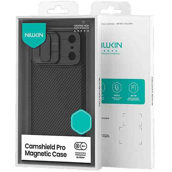Карбоновая накладка Nillkin CamShield Pro Magnetic для Apple iPhone 17 Pro (6.3") Херсон