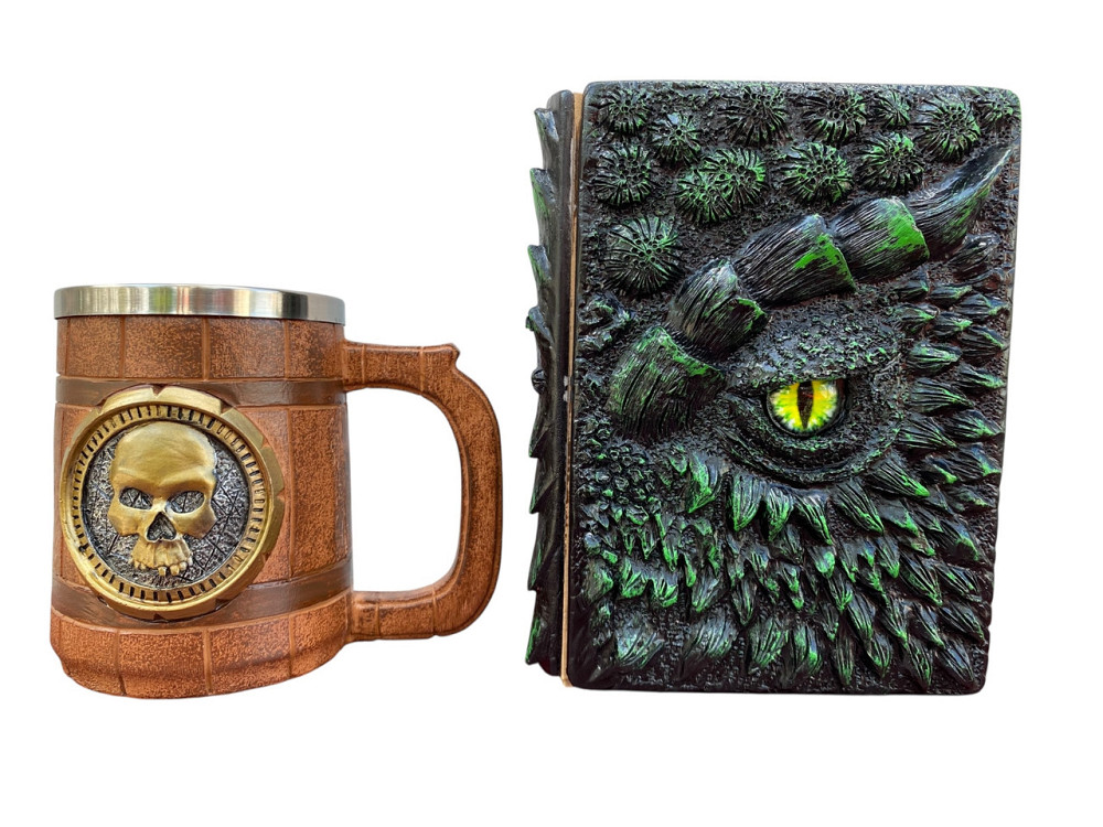 Подарочный набор Кружка 3 Череп и Блокнот 3 «Око Лесного Дракона» Киев - изображение 3