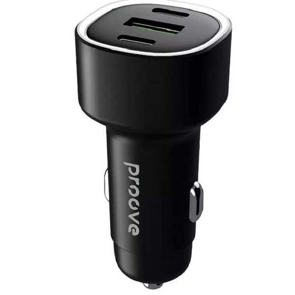 Автомобільний зарядний пристрій Proove Flash 60W (2Type-C + USB) Black (CCFL60111201) (Код товару:39 Харків - зображення 1
