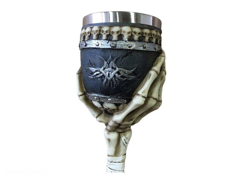 Бокал для Вина Кружка Чашка Череп Рука с Черепами Игра Престолов Game Of Thrones Кубок Готика Подаро Київ - зображення 4