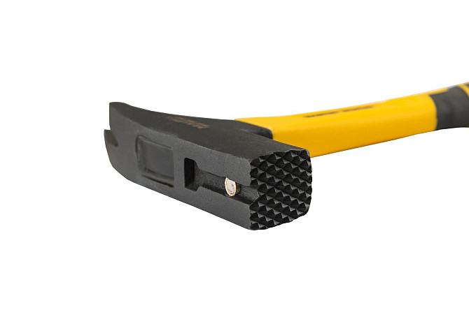 Молоток кровельный MASTERTOOL 600 г HRC 50 рукоятка фиберглассовая 300 мм 02-0920 Харків - зображення 4