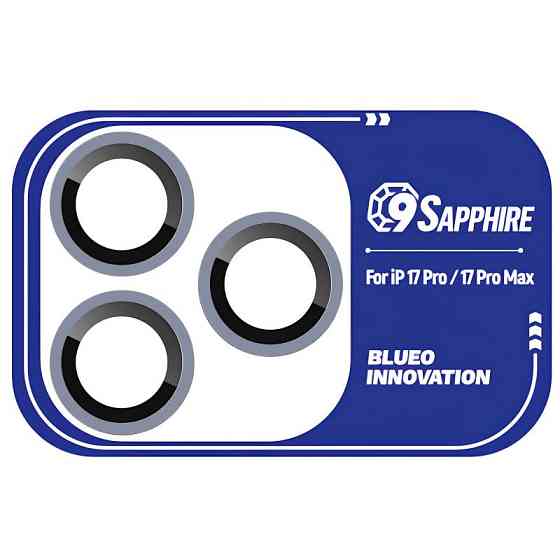 Защитное стекло BlueO Sapphire на камеру для Apple iPhone 17 Pro / 17 Pro Max Херсон