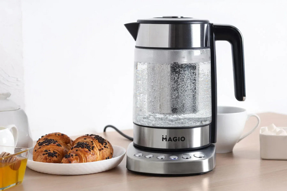 Электрочайник Magio MG-494 1.7 л серебристый Київ - зображення 4
