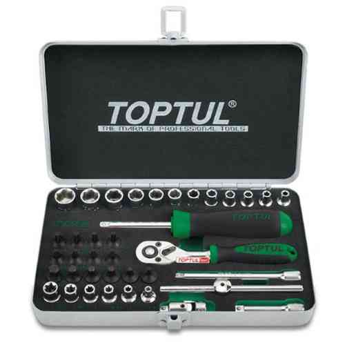 Профессиональный набор инструмента TOPTUL 1/4" 38ед. GCAD3801 Харьков