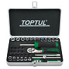 Профессиональный набор инструмента TOPTUL 1/4" 38ед. GCAD3801 Харьков