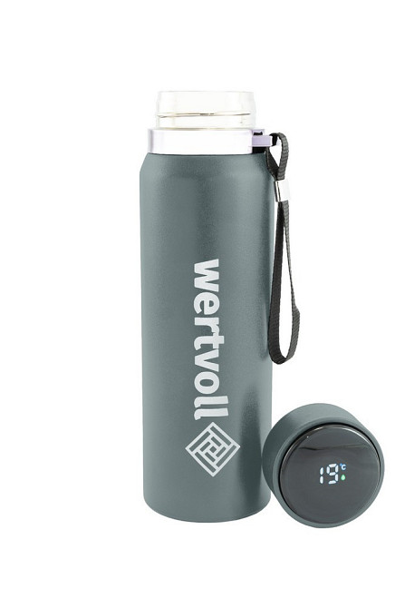 Термос WERTVOLL "DREAM" 800 мл SS Digital Sensor t °C серый RX-7001GY Харьков - изображение 3