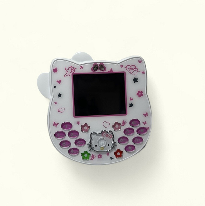Маленький мобильный телефон AIEK Hello Kitty 2 сим-карты (White) Київ - зображення 4