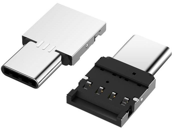 Адаптер к кабелю USB-Type-C XoKo XK-AC045-SL серебристый Київ - зображення 1