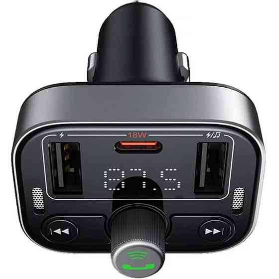 АЗУ FM модулятор Baseus S-09 Pro Series 18W (2USB-A/1C) (C10762200113) Херсон