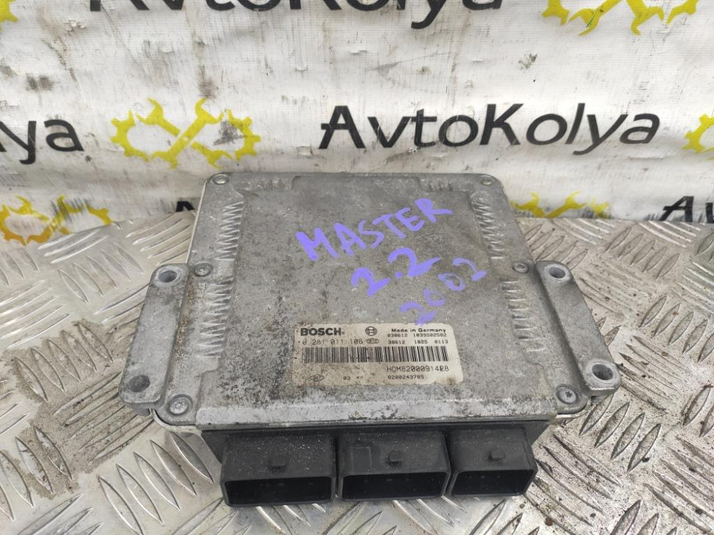 ЭБУ Блок управления двигателем Renault Master 2.2 dci 1998-2010 (0281011106) Ковель - зображення 1