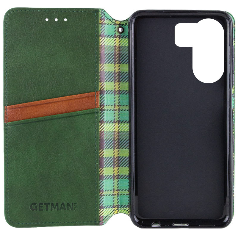 Кожаный чехол-книжка GETMAN Cubic (PU) для Xiaomi Redmi 13C / Poco C65 Херсон - зображення 11